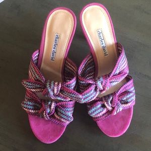 New Charles David Brocade Heels